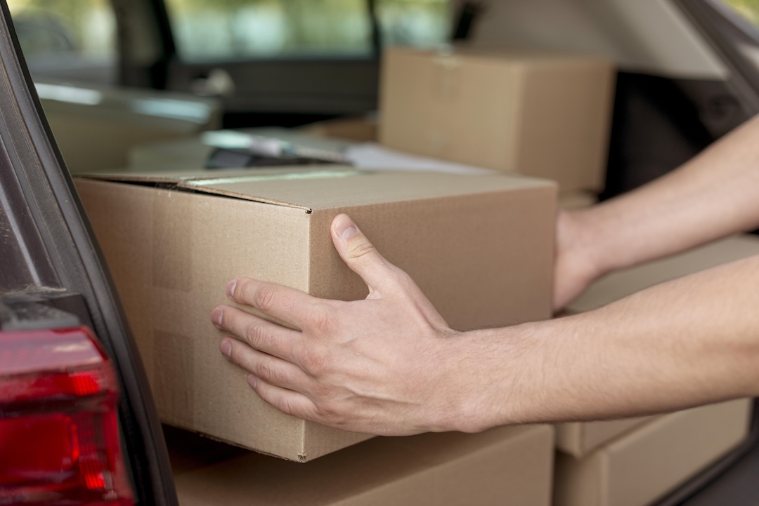 Transport colis taxi